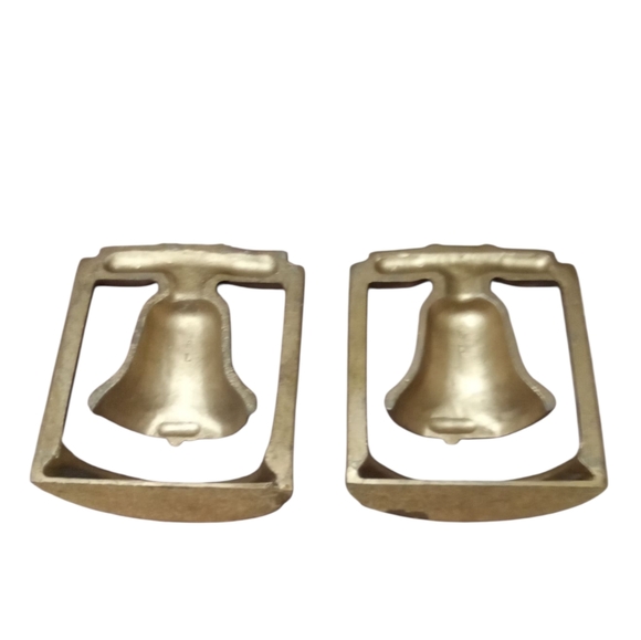 Liberty Bell Brass Bookends - Picture 2 of 6